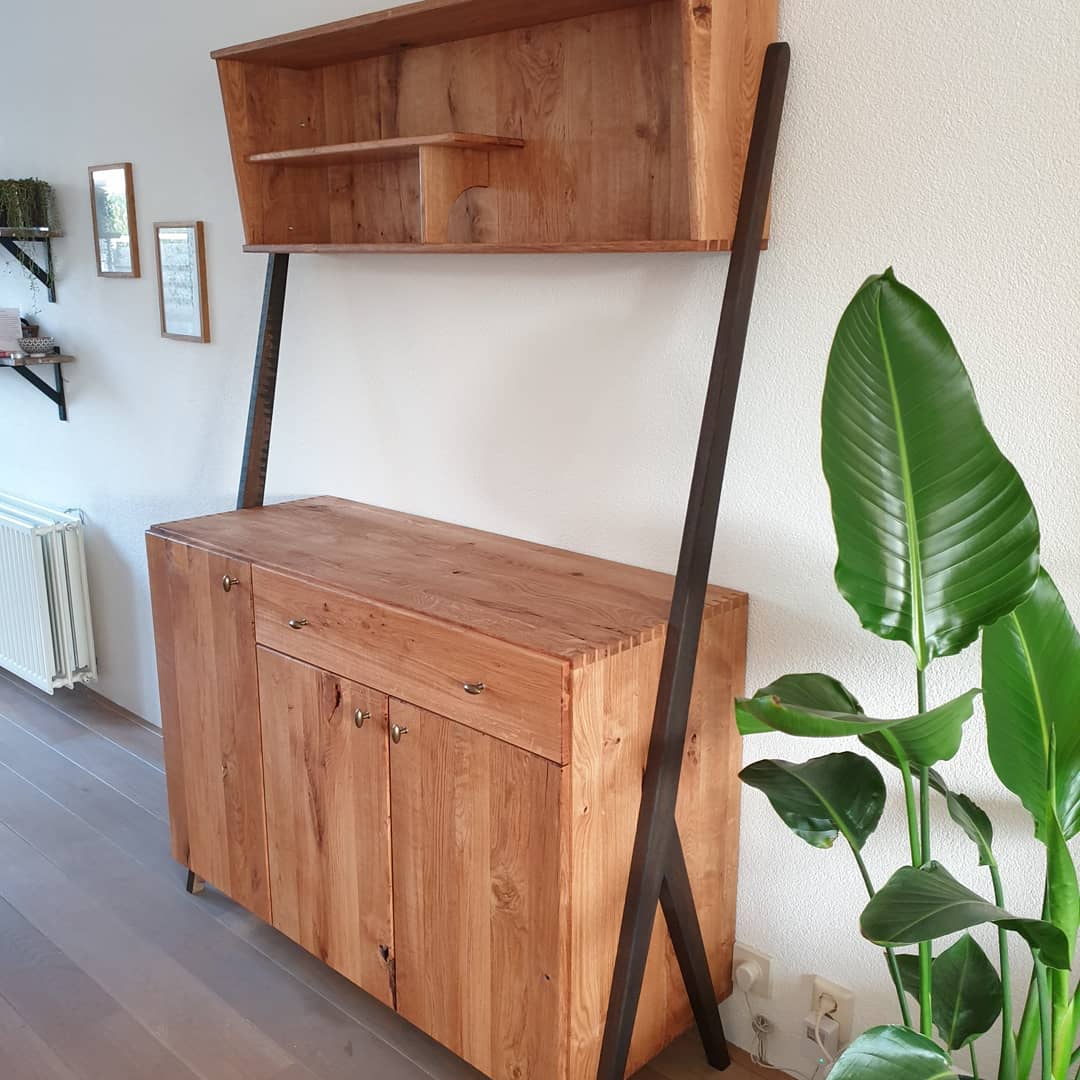 Eiken kast op maat